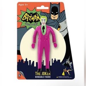 (NWT)Batman Classics TV series the Joker 5.5 inch bendable action figure